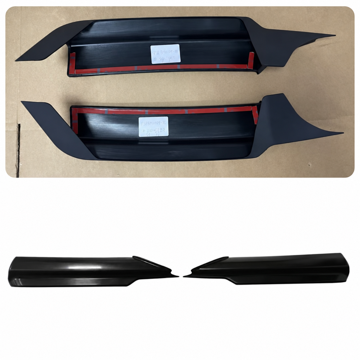 Frontspoilerlippe Carbon-Optik passend für BMW 3er E90 E91 2005-2008 – Ansicht 3