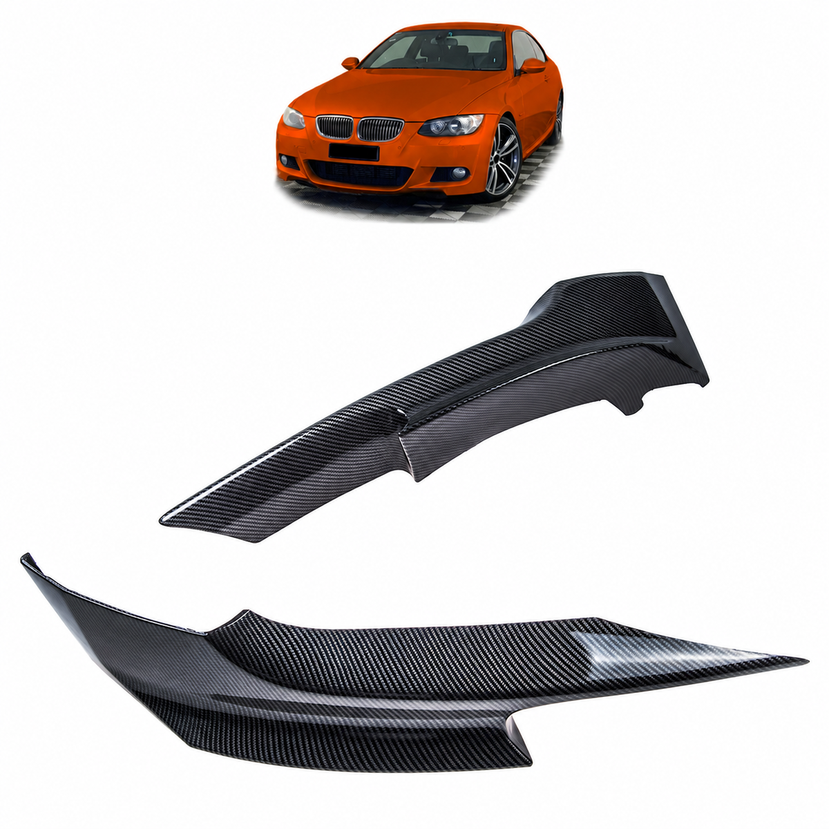 Frontspoilerlippe Carbon-Optik passend für BMW 3er E92 E93 2006-2010 – Ansicht 1