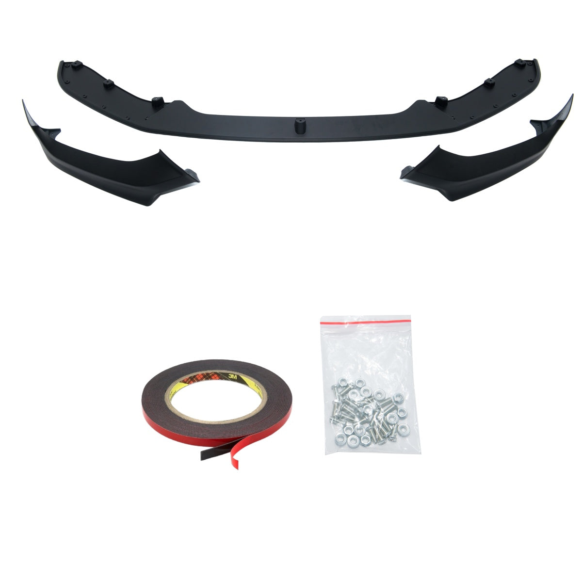 Frontspoilerlippe mattschwarz passend für BMW 1 F20/F21 2015-2019 – Ansicht 6