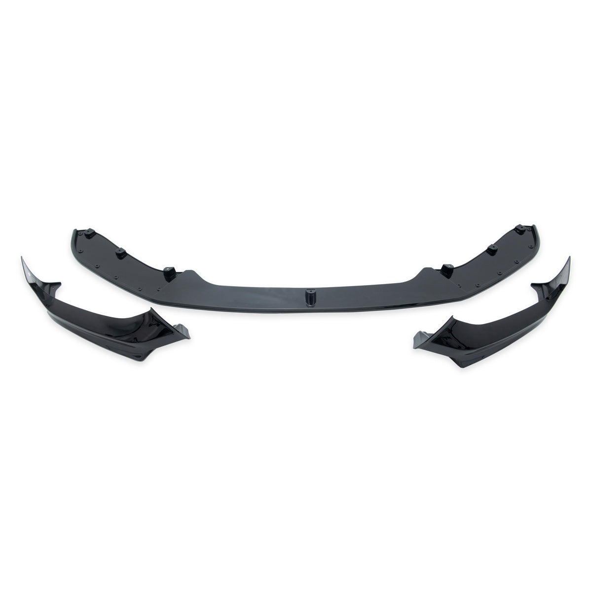 Frontspoiler schwarz glänzend passend für BMW 1er F20 F21 2015-2019 – Ansicht 4