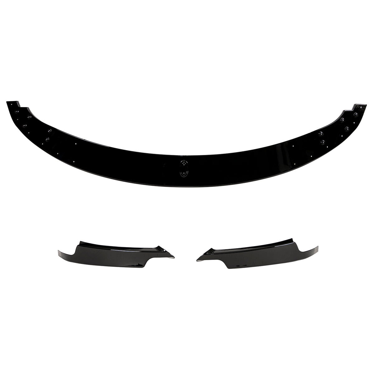 Frontspoiler schwarz glänzend passend für BMW 3er E90 E91 2005-2011 – Ansicht 3