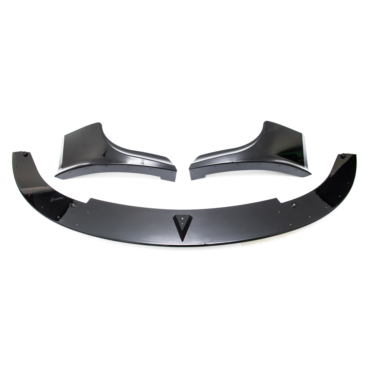 Frontspoiler schwarz glänzend passend für BMW 5er E60 E61 2003-2010 M5 – Ansicht 5
