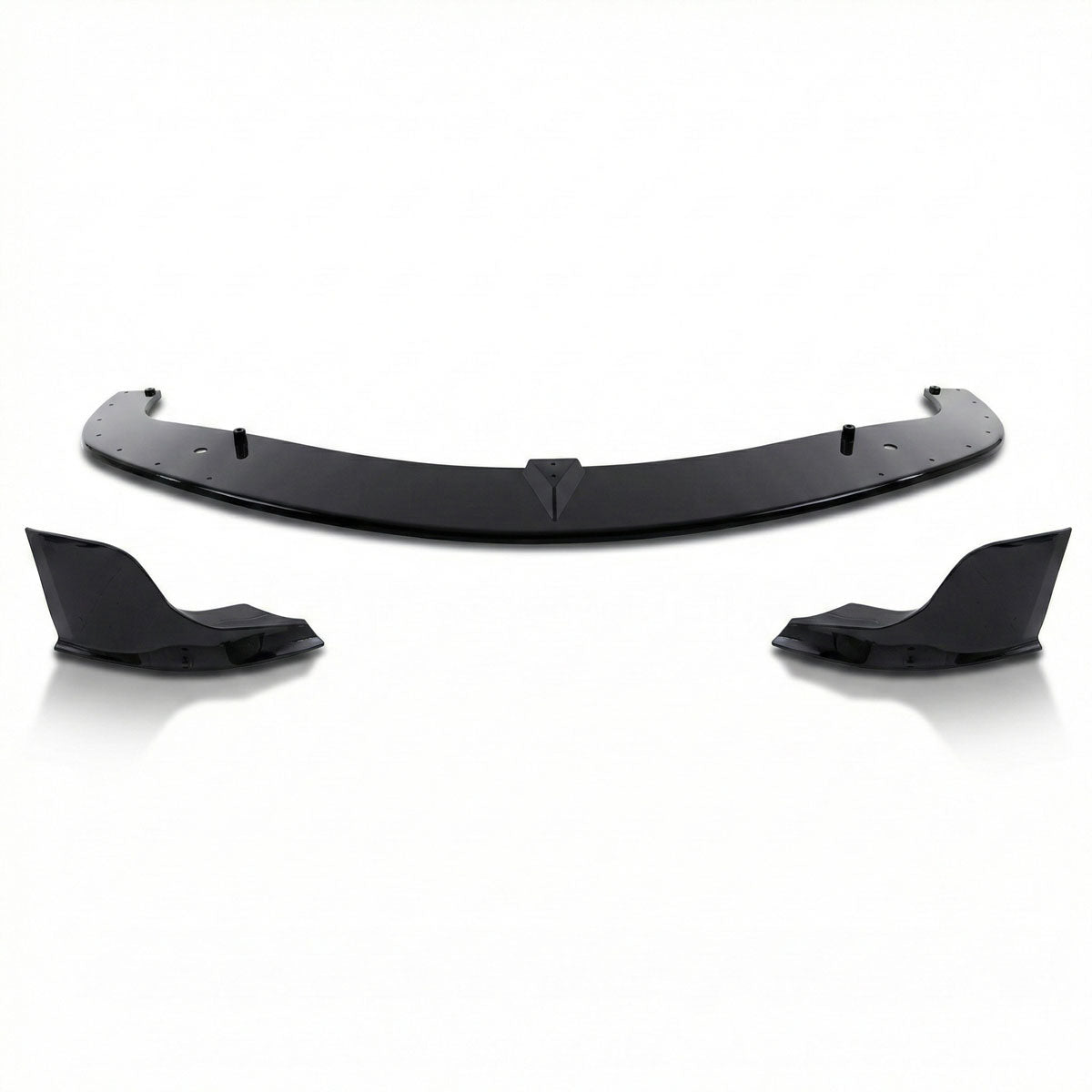 Frontspoiler schwarz glänzend passend für BMW 5er E60 E61 2003-2010 – Ansicht 2