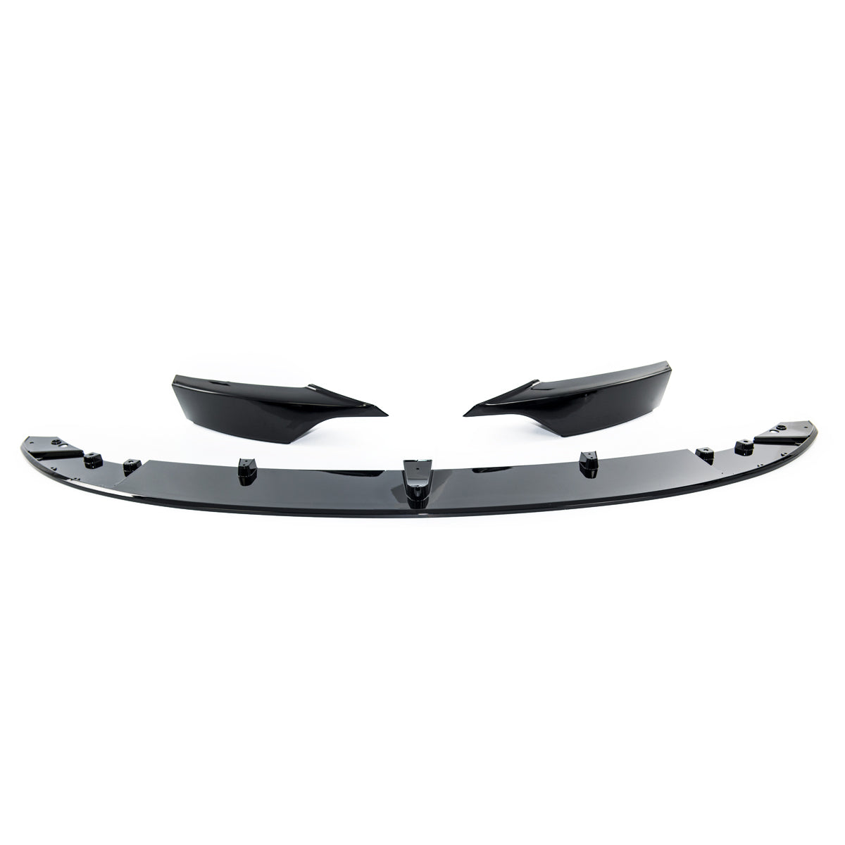Frontspoilerlippe schwarz glänzend passend für BMW 3er F34 GT 2013-2020 – Ansicht 7
