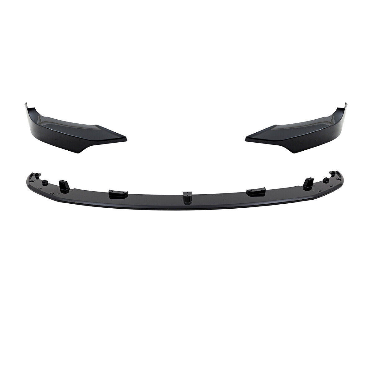 Frontspoilerlippe schwarz glänzend passend für BMW 3er E92 E93 2010-2014 – Ansicht 2