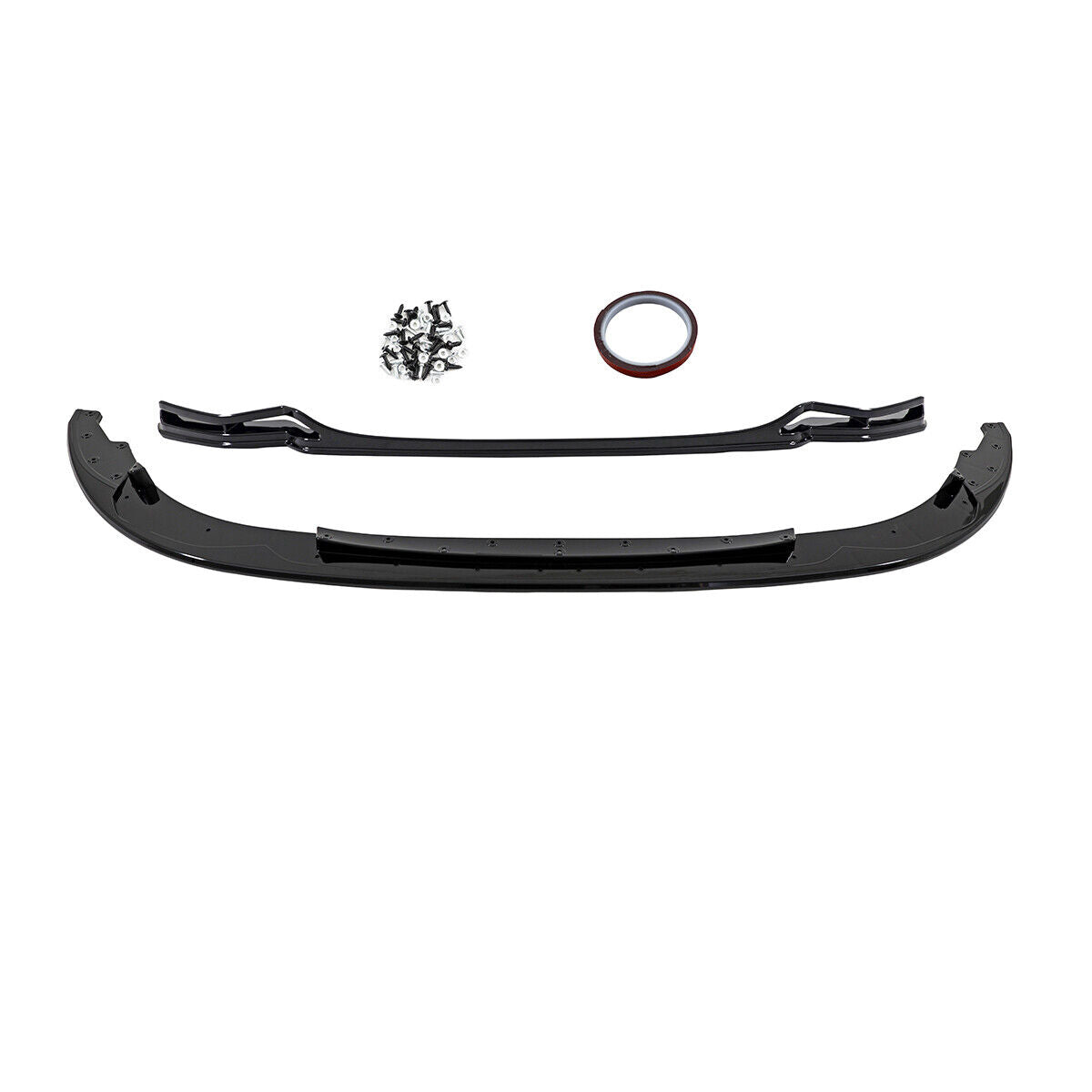 Frontspoilerlippe schwarz glänzend passend für BMW 3er E92 E93 2006-2010 – Ansicht 2