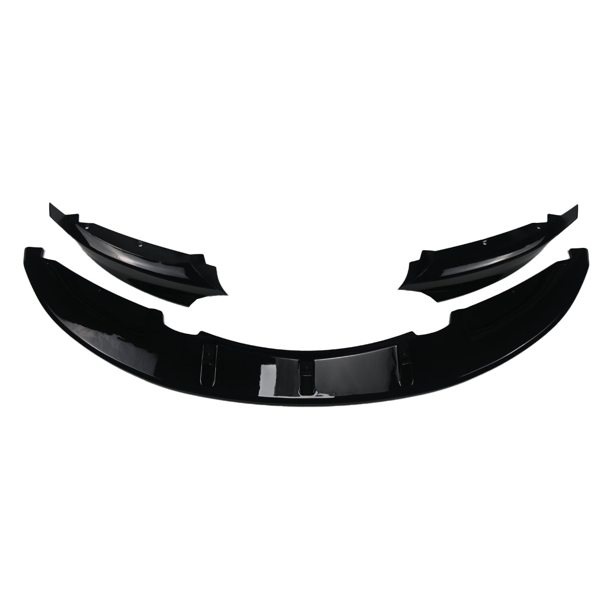 Frontspoiler schwarz glänzend passend für BMW 1er E82/E88 2007-2013 – Ansicht 5