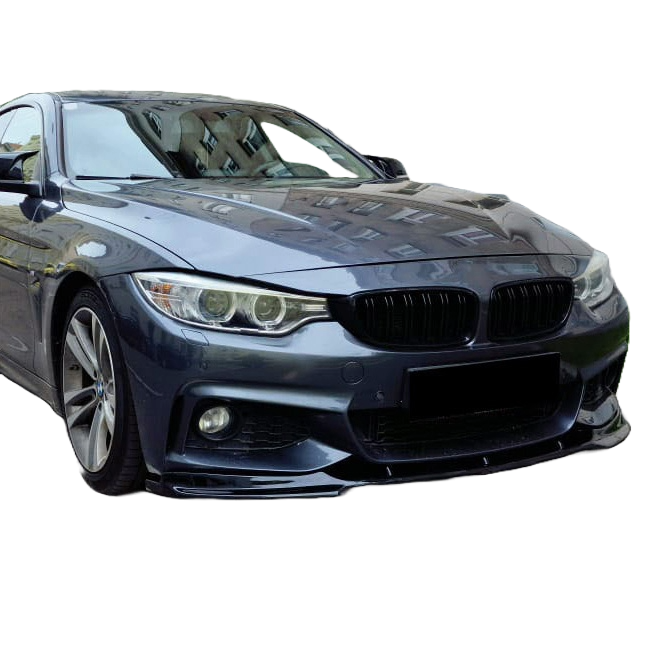 Frontsplitter schwarz glänzend passend für BMW 4er F32/F33/F36 M-Paket 2013-2019 – Ansicht 4