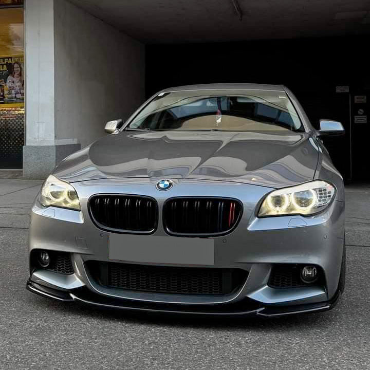 Frontsplitter schwarz glänzend passend für BMW 5er F10/F11 M-Paket 2011-2016 – Ansicht 3