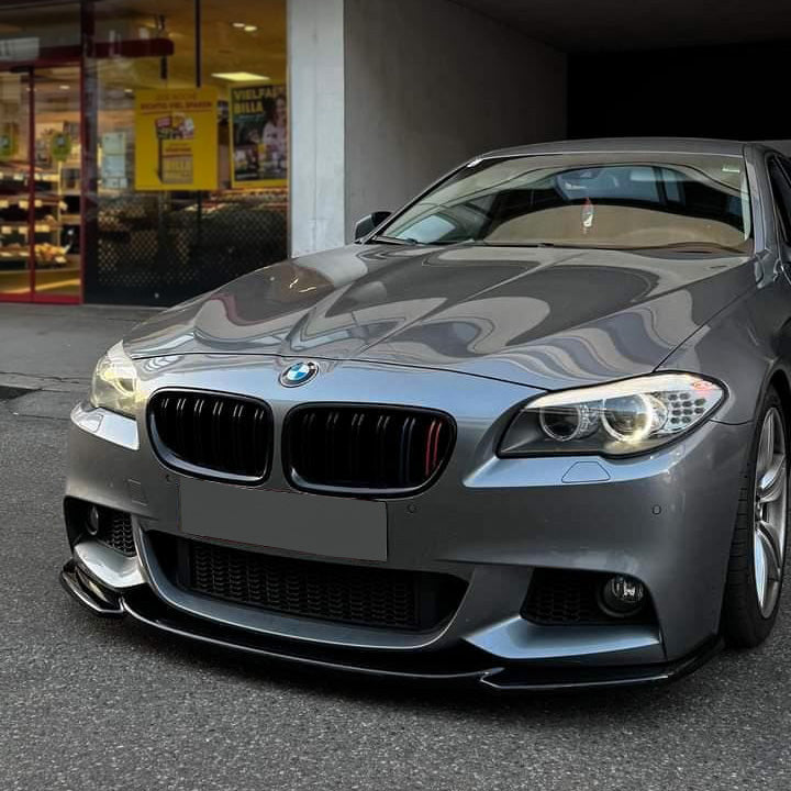 Frontsplitter schwarz glänzend passend für BMW 5er F10/F11 M-Paket 2011-2016 – Ansicht 7
