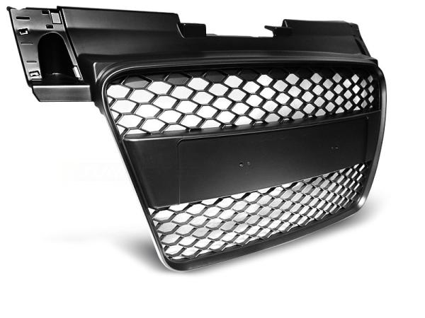 Sportgrill / Kühlergrill passend für Audi TT 8J Coupe/Roadster 06-14 matt schwarz in Wabendesign
