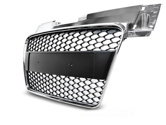 Sportgrill / Kühlergrill passend für Audi TT 8J Coupe/Roadster 06-14 chrom in Wabendesign