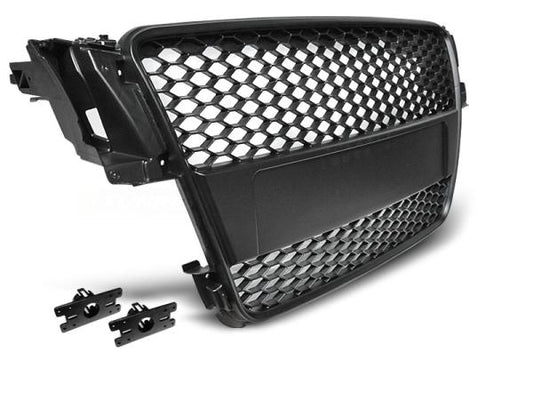 Sportgrill / Kühlergrill passend für Audi A5 (8T) 07-11 matt schwarz in Wabendesign