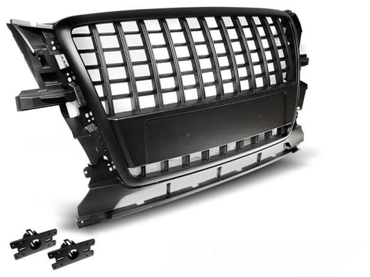 Sportgrill / Kühlergrill passend für Audi Q5 8R 08-12 matt schwarz