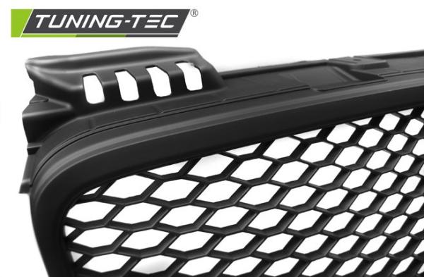 Sportgrill / Kühlergrill passend für Audi A4 B7 (8E) 04-08 matt schwarz in Wabendesign