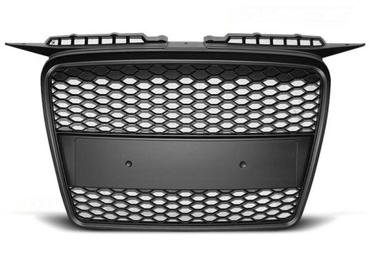 Sportgrill / Kühlergrill kompatibel mit A3 8P 04-08 matt schwarz in Wabendesign
