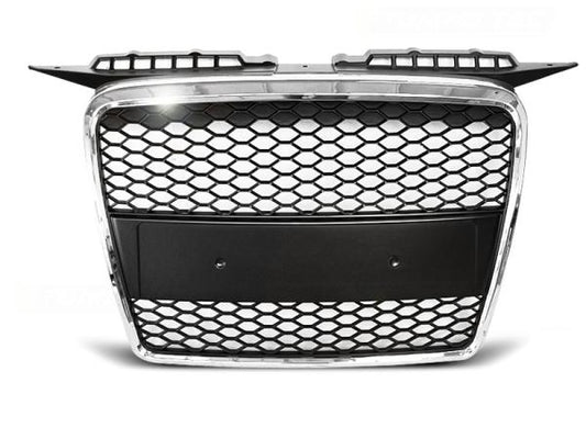Sportgrill / Kühlergrill passend für Audi A3 8P 04-08 chrom in Wabendesign