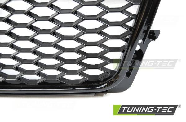 Sportgrill / Kühlergrill passend für Audi A4 B8 (8K) 08-11 Hochglanz schwarz in Wabendesign