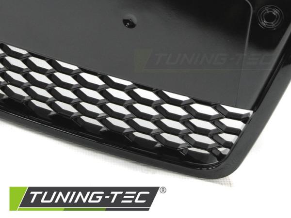 Sportgrill / Kühlergrill passend für Audi A6 C6 (4F) 04-08 Hochglanz schwarz in Wabendesign