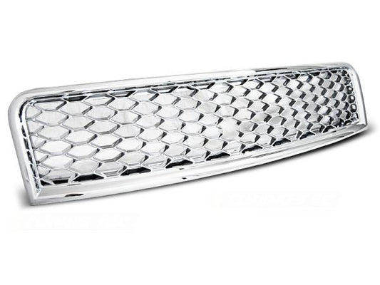 Sportgrill / Kühlergrill passend für Audi A4 B6 00-04 chrom in Wabendesign
