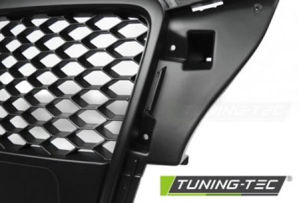 Sportgrill / Kühlergrill kompatibel mit A3 8P Facelift 08-12 matt schwarz in Wabendesign