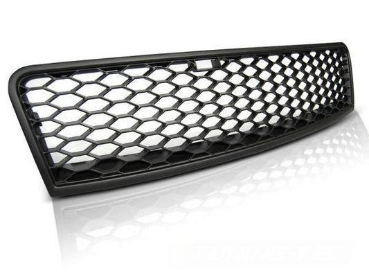 Sportgrill / Kühlergrill passend für Audi A6 C5 (4B) 01-05 matt schwarz in Wabendesign