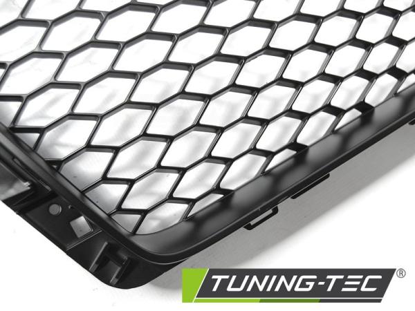 Sportgrill / Kühlergrill passend für Audi A4 B9 (8W) 15-19 matt schwarz in Wabendesign