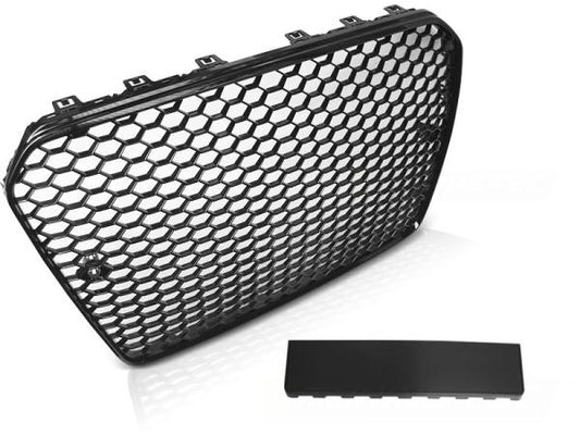 Sportgrill / Kühlergrill passend für Audi A5 Facelift (8T3) 11-16 Hochglanz schwarz in Wabendesign