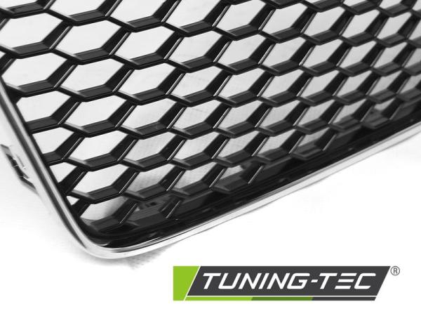 Sportgrill / Kühlergrill passend für Audi A5 Facelift (8T3) 11-16 chrom/schwarz in Wabendesign