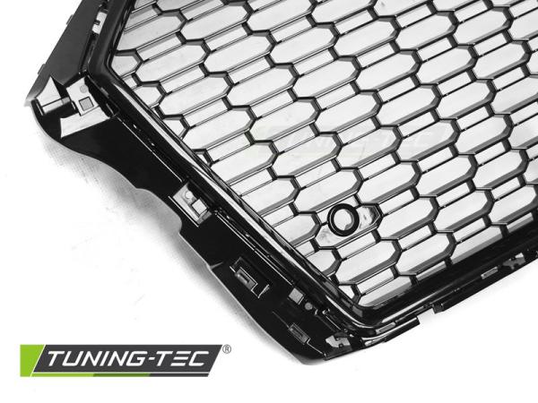 Sportgrill / Kühlergrill passend für Audi A3 8V Facelift 17+ Hochglanz schwarz in Wabendesign