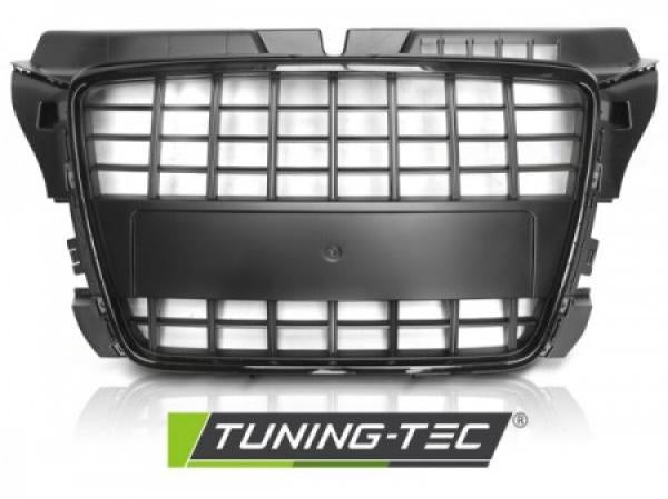 Sportgrill / Kühlergrill kompatibel mit A3 8P Facelift 08-12 Hochglanz schwarz