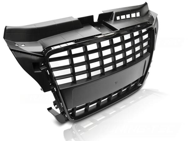 Sportgrill / Kühlergrill kompatibel mit A3 8P Facelift 08-12 Hochglanz schwarz