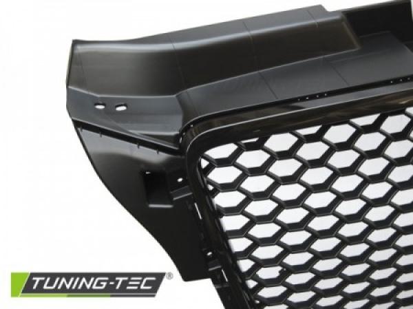 Sportgrill / Kühlergrill kompatibel mit A3 8P Facelift 08-12 Hochglanz schwarz in Wabendesign
