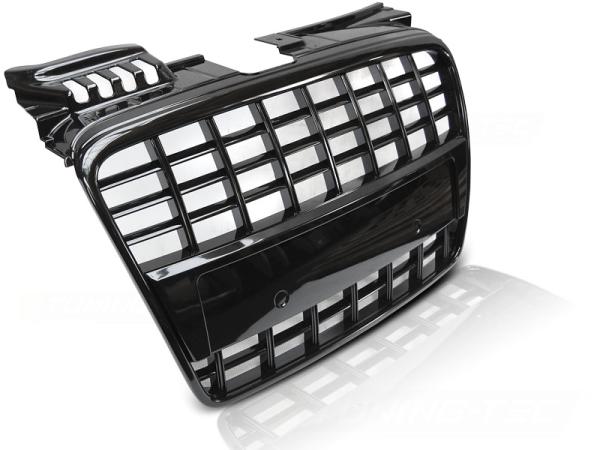 Sportgrill / Kühlergrill passend für Audi A4 B7 (8E) 04-08 Hochglanz schwarz