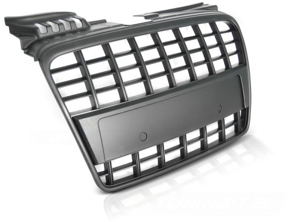 Sportgrill / Kühlergrill passend für Audi A4 B7 (8E) 04-08 matt schwarz