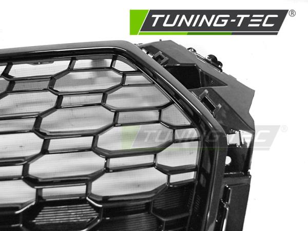 Sportgrill / Kühlergrill passend für Audi A4 B9 (8W) 15-19 Hochglanz schwarz in Wabendesign