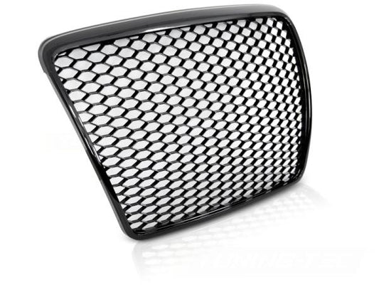 Sportgrill / Kühlergrill passend für Audi A6 C6 (4F) Facelift 09-11 Hochglanz schwarz in Wabendesign