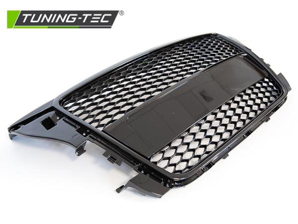 Sportgrill / Kühlergrill passend für Audi A3 8P Facelift 08-12 Hochglanz schwarz in Wabendesign