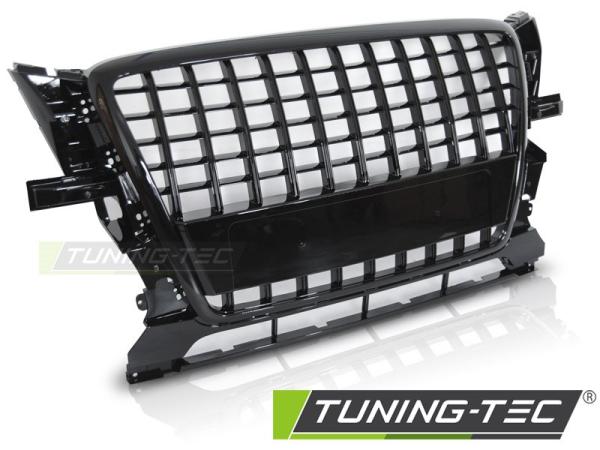 Sportgrill / Kühlergrill passend für Audi Q5 08-12 schwarz glänzend