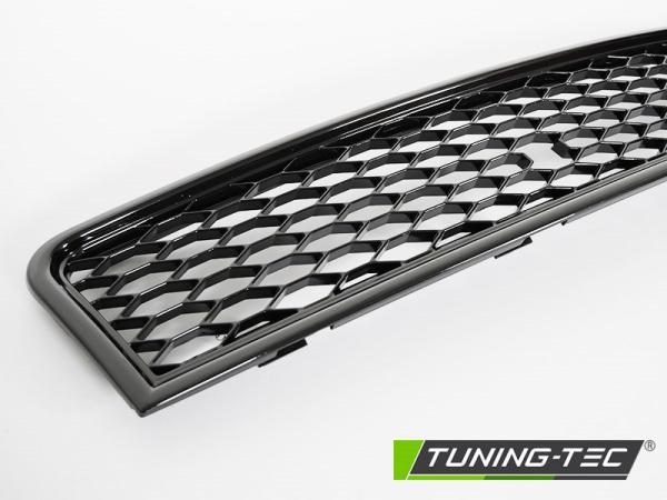 Kühlergrill passend für Audi A4 B6 (8E) 00-04 hochglanz schwarz in Wabendesign