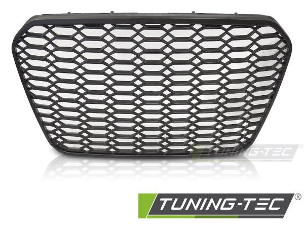 Wabengitter Sportgrill / Kühlergrill passend für Audi A6 4G (C7) 10-14 matt schwarz