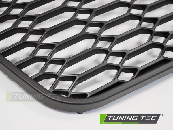 Wabengitter Sportgrill / Kühlergrill passend für Audi A6 4G (C7) 10-14 matt schwarz