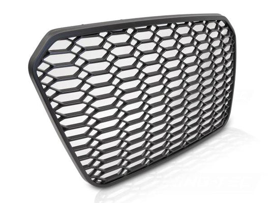 Wabengitter Sportgrill / Kühlergrill passend für Audi A6 4G (C7) 10-14 matt schwarz