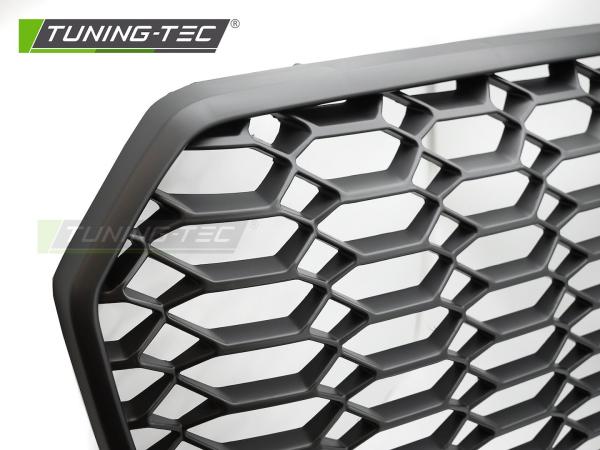 Wabengitter Sportgrill / Kühlergrill passend für Audi A6 4G (C7) Facelift 14-18 matt schwarz