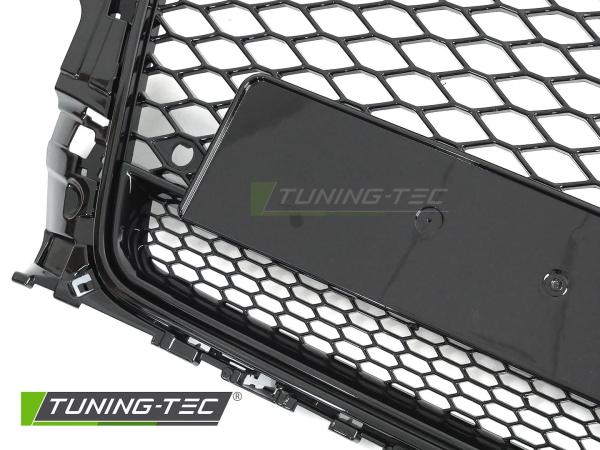 Sportgrill / Kühlergrill passend für Audi A3 8V 12-16 Hochglanz schwarz in Wabendesign