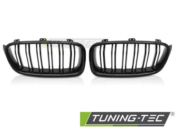 Sportgrill Doppelsteg Nieren passend für BMW 3er F30/F31 Limousine/Touring 11-18 Hochglanz schwarz
