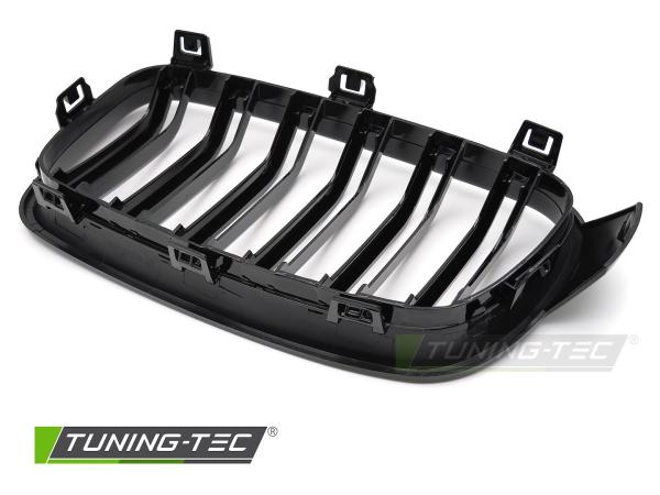 Sportgrill Doppelsteg Nieren passend für BMW 3er F30/F31 Limousine/Touring 11-18 Hochglanz schwarz