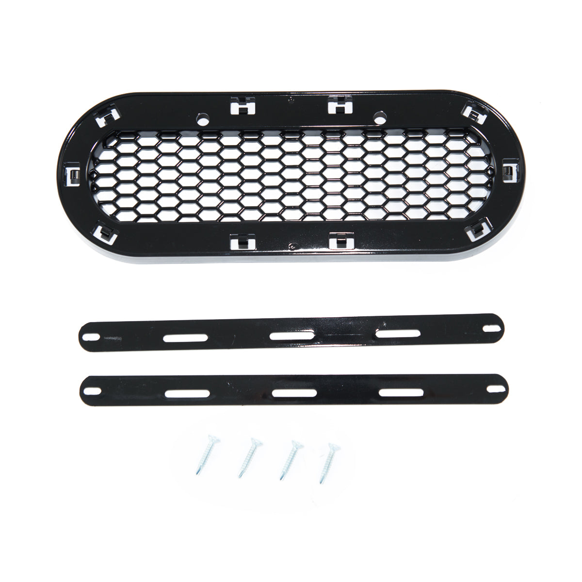 Front Emblem Holder 272x92mm Gloss Black passend für Audi Models 2008-2024 – Bild 1