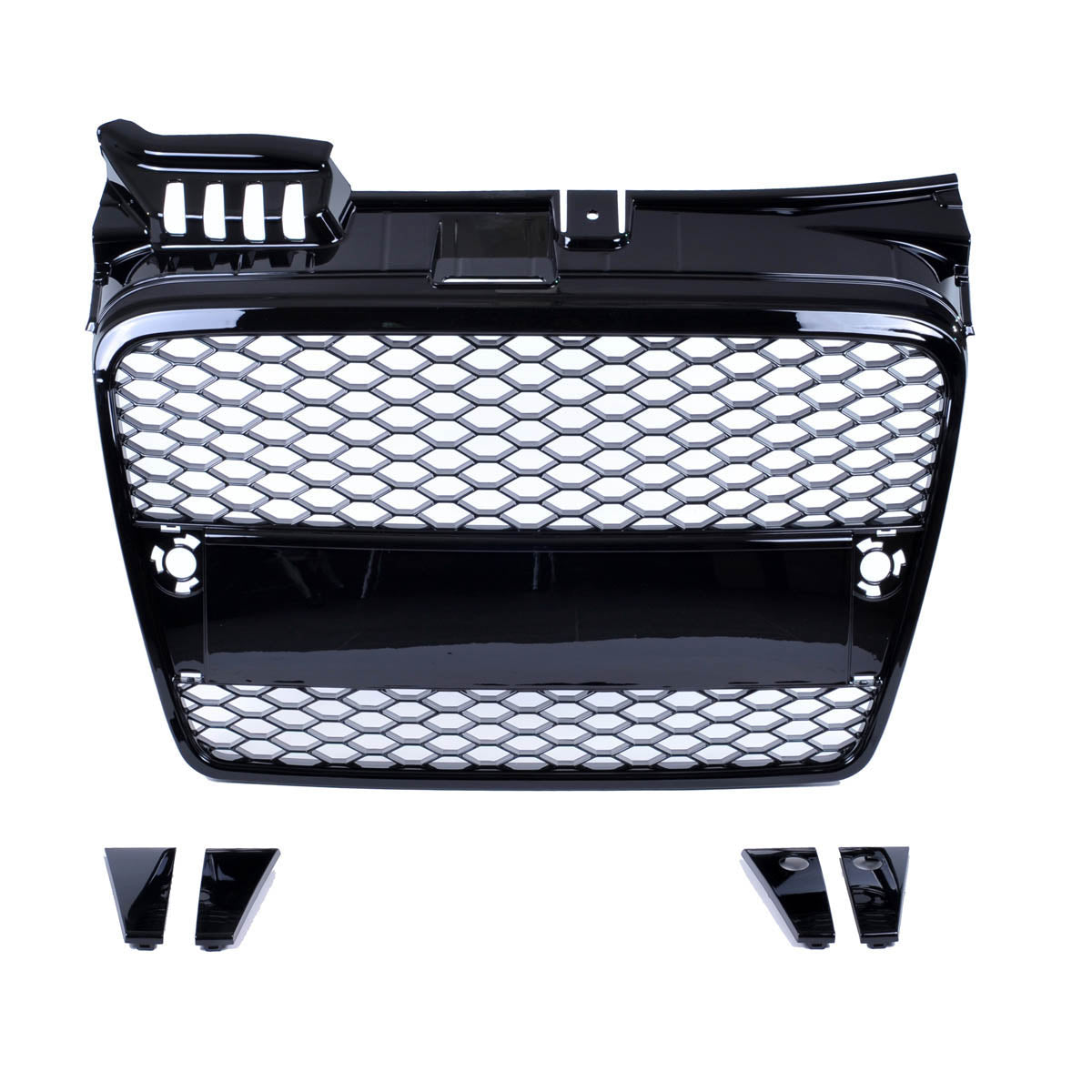Front Grille Gloss Black passend für Audi A4 B7 2004-2008 – Bild 2