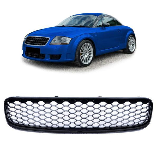 Sportgrill / Kühlergrill passend für Audi TT 8N Coupe/Roadster 99-06 Hochglanz Schwarz in Wabendesign